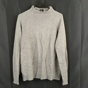Silk and Cashmere silver color light sweater